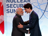Justin Trudeau with Indian Prime Minister Narendra Modi in April 2016.