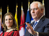 Foreign Affairs Minister Chrystia Freeland and U.S. Secretary of State Rex Tillerson at a news conference following a meeting on regarding North Korea in Vancouver, on Tuesday, Jan. 16, 2018.