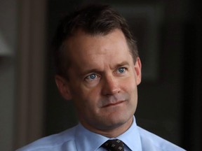 Veteran Affairs Minister Seamus O'Regan is shown during an interview in his office on Parliament Hill in Ottawa on Wednesday, December 6, 2017.