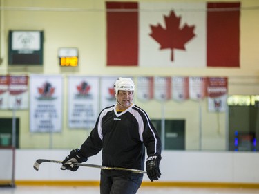 Eric Lindros skates at North Toronto Memorial Arena on Nov. 2, 2016.