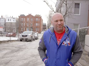 In this Friday, Jan. 19, 2018 photo, Dana White, president of the Ultimate Fighting Championship, the largest mixed martial arts organization in the world in his old neighborhood the "Southie" section of Boston. Long before he ran the UFC White was a "Southie" trying to make his way in boxing who dodged the money collectors for notorious crime boss Whitey Bulger that came knocking at his door.