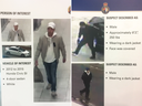 Left: A person of interest in the murder of Angelo Musitano in Hamilton last May. Right: Suspects in the killing of Mila Barberi in Vaughan last March.