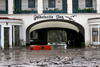 Debris and mud cover the entrance of an inn after heavy rain brought flash flooding and mudslides to the area in Montecito, Calif. on Tuesday, Jan. 9, 2018.