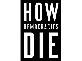 This cover image released by Crown shows, "How Democracies Die," written by Steven Levitsky and Daniel Ziblatt, released Jan. 16. (Crown via AP)