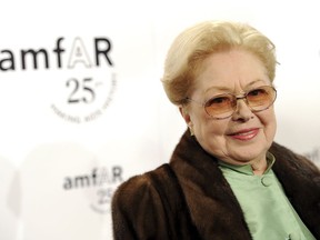 FILE- In this Feb. 9, 2011, file photo, The Foundation for AIDS Research, or amfAR, Founding Chairman Dr. Mathilde Krim attends amfAR's annual New York Gala at Cipriani Wall Street in New York. Krim, a prominent AIDS researcher who galvanized worldwide support in the early fight against the deadly disease, died Monday, Jan. 15, 2018. She was 91.