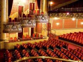 This undated image shows the interior of the historic Elgin Theatre in Toronto, Canada, where scenes from the movie "The Shape of Water" were filmed. The theater is one of a number of real places featured in this year's Oscar-nominated movies.