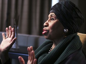 In this 2017 photo, legendary soprano Leontyne Price talks during an interview about the Metropolitan Opera's move to Lincoln Center in 1966, in New York. "The Opera House," a documentary to be broadcast to theaters worldwide Saturday, Jan. 13, 2018, as part of the Metropolitan Opera's "Live in HD" series, includes an interview with soprano Price.