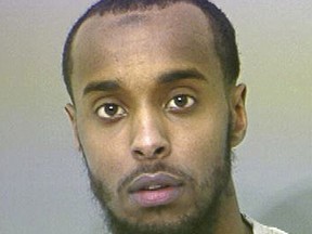 FILE - This undated file photo provided by Franklin County Sheriffís Office shows Abdirahman Sheik Mohamud. Mohamud, of Columbus, accused in April 2015 of receiving training on weapons, combat and tactics in Syria, and then returning to the U.S. with a plan to attack a military base or a prison. A federal judge on Friday, Jan. 19, 2018, is scheduled to sentence the Ohio man who plotted to kill military members in the U.S. following a delay in the case when a previous judge withdrew. Mohamud, who was born in Somalia but came to the U.S. as a child, was arrested in 2015 and pleaded guilty to plotting those attacks after becoming radicalized in Syria. The attacks were never carried out. (AP Photo/Franklin County Sheriffís Office via AP, File)