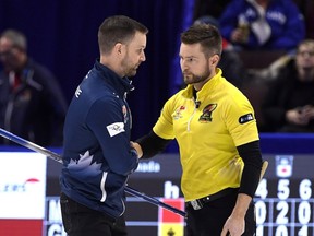 The two men's playoff skips from Canadian curling trials who didn't win the event, Brad Gushue and Mike McEwen, will be in Portage la Prairie to compete in the Canadian mixed Olympic trials this week.