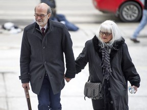 David Livingston arrives at Toronto's Old City Hall Courthouse for the verdict in the gas plant case, Friday January 19, 2018.