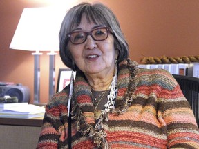 Rosita Worl, president of Sealaska Heritage Institute, poses for a photo in Juneau, Alaska, Thursday, Jan. 18, 2018. The Juneau-based Sealaska Heritage Institute is speaking out against a shamanism retreat as an event it says commercializes and exploits the spiritual practices of indigenous people.