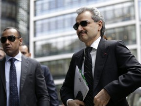 Prince Alwaleed Bin Talal, a Saudi billionaire, in London on July 1, 2013.