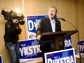 Rick Dykstra resigned from his position as the president of the Ontario PC party after Maclean's published a story on sexual assault allegations against him.