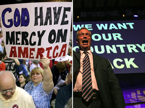 Two of the most surprising manifestations of 21st century populism in recent years -- Donald Trump's campaign for U.S. president and the exit of Britain from the European Union.