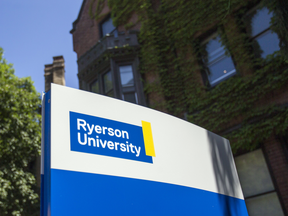 Ryerson University campus in downtown Toronto.