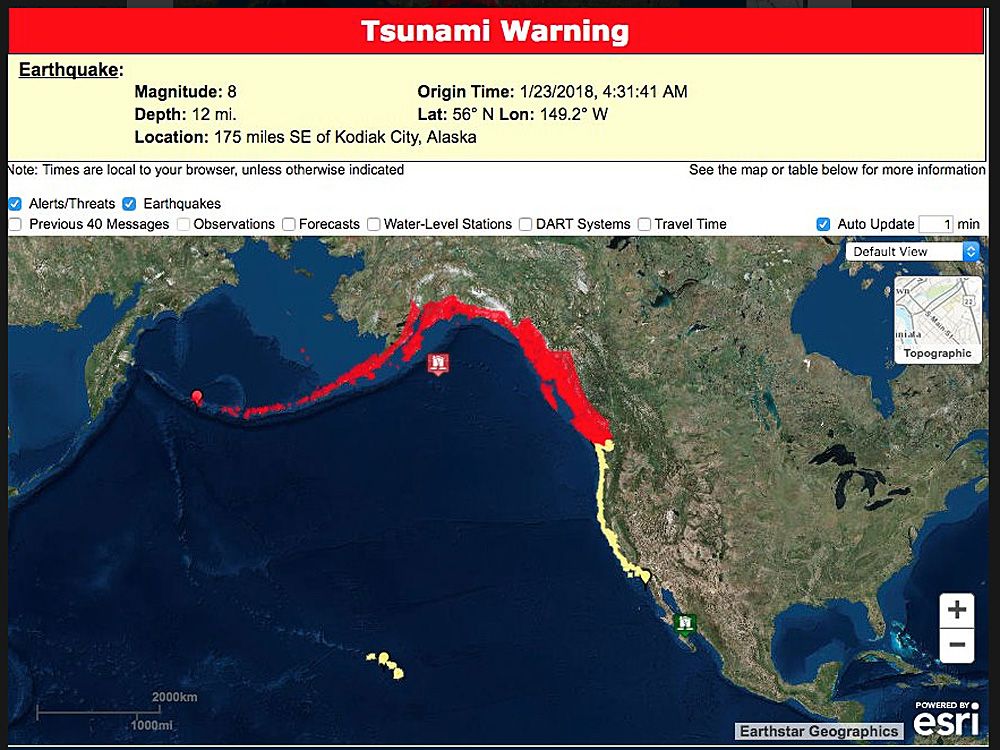 Tsunami warning cancelled reddit