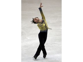 Shoma Uno of Japan performs during the Men's Free Skating program at the ISU Four Continents Figure Skating Championships in Taipei, Taiwan, Saturday, January 27, 2018.