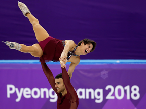 Meagan Duhamel and Eric Radford won bronze at the Olympics in pairs on Thursday.