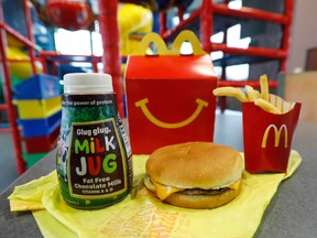 Diners can still ask specifically for cheeseburgers or chocolate milk with Happy Meals, but McDonald's said that not listing them will reduce how often they're ordered.