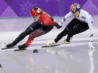 Kim Boutin, bronze in women's 1,500-metre short-track speed skating.