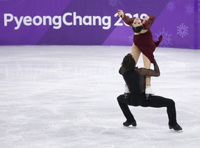 Tessa Virtue and Scott Moir.