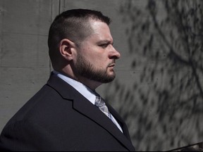 Const. James Forcillo leaves court in Toronto on Monday, May 16 , 2016.