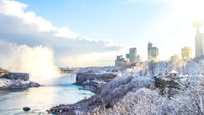 Niagara Falls in winter,Canada