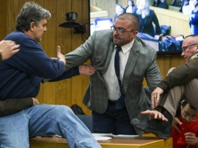 Randall Margraves asked the judge for "five minutes" alone with Larry Nassar, who abused three of his daughters.