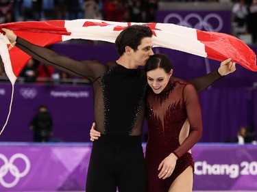 Scott Moir and Tessa Virtue, gold in figure skating ice dance.