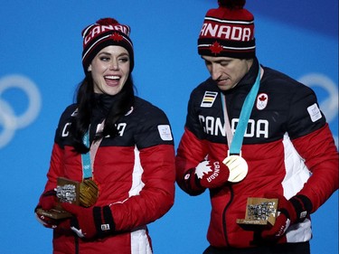 Tessa Virtue and Scott Moir, Feb. 20, 2018.