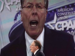 Vice President of the NRA Wayne LaPierre speaks during CPAC 2018 February 22, 2018 in National Harbor, Maryland. The American Conservative Union hosted its annual Conservative Political Action Conference to discuss conservative agenda.