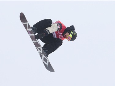 Sebastien Toutant, gold in men's snowboard big air.