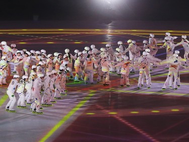 Closing ceremony of the PyeongChang 2018 Olympic Winter Games at the PyeongChang Olympic Stadium, February 25, 2018.   Photo by Jean Levac/Postmedia