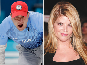 Kirstie Alley and the U.S. men's curling team are fighting with each other.