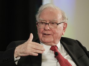 Warren Buffett pictured on Oct. 3, 2017.
