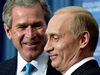 Then-U.S. President George W. Bush with Russian President Vladimir Putin in 2002.