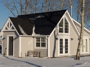 This is the first building a couple fixed up on a farm outside of Calgary.