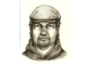 FILE - This composite sketch released July 17, 2017, by the Indiana State Police shows the man they consider the main suspect in the killings of teenage girls Liberty German, and Abigail Williams who disappeared from a hiking trail near their hometown of Delphi in northern Indiana on Feb. 13, 2017. Their bodies were discovered the next day. Authorities investigating the unsolved murders are hoping the crime's one-year anniversary spurs a wave of tips from the public that can lead them to the killer. (Indiana State Police via AP, File)