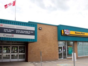 The Public Service Pay Centre is shown in Miramichi, N.B., on Wednesday, July 27, 2016. Unions representing more than 225,000 federal public servants are appealing directly to the prime minister for an order to block the government from collecting more money from its employees than they received in overpayments through the troubled Phoenix pay system.