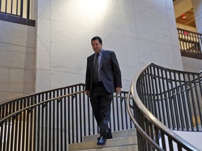 House Intelligence Committee Chairman Rep. Devin Nunes, R-Calif., arrives for the a closed-door meeting of the House Intelligence Committee on Capitol Hill, Monday, Feb. 5, 2018 in Washington.