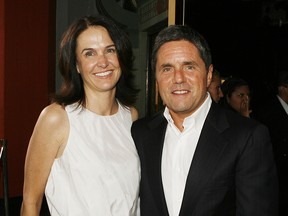 Exec. Prod. Jill Messick and Paramount's Brad Grey pose at the premiere of Paramount Picture's "Hot Rod" at the Chinese Theater on July 26, 2007 in Los Angeles, California.