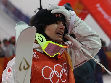 Mikael Kingsbury, gold in men's freestyle skiing moguls.