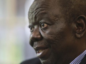 FILE -- In this Nov. 30, 2016 file photo, Zimbabwe's main opposition leader Morgan Tsvangirai is photographed during an interview with the Associated Press in Harare. Zimbabwe opposition leader Morgan Tsvangirai has died at age 65, party spokesman said on Wednesday, Feb. 14, 2018.