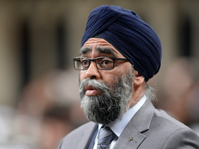 Defence Minister Harjit Sajjan.