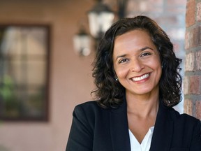 This undated photo shows candidate Hiral Tipirneni, one of two Democrats running in the 8th Congressional District's special election on Tuesday, Feb. 27, 2018, to replace former Rep. Trent Franks, in Arizona. The leading Republicans among a dozen candidates in the GOP stronghold 8th Congressional District that covers much of the western Phoenix suburbs include two former state senators, two former state House members and a talk radio host who pulled in 29 percent of the vote in a 2016 primary challenge to Franks. Two Democrats are seeking their party's nomination, hoping to pull out a longshot win in the April 27 general election.