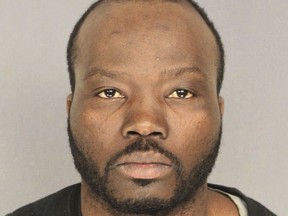 This undated photo provided by the Essex County Prosecutor's Office in Newark, N.J., shows Marckles Alcius, a Massachusetts man who prosecutors say deliberately crashed a stolen bakery delivery truck into a Planned Parenthood clinic on Feb. 14, 2018, in East Orange, N.J., injuring three people including a pregnant woman. Alcius began researching locations of Planned Parenthood clinics more than a year earlier, prosecutors said Friday, Feb. 23, 2018. Alcius, a Haitian national who is not a U.S. citizen but is believed to be in the country legally, faces charges including aggravated assault and attempting to cause widespread injury or damage. The New Jersey state attorney general's office will review the case to see if terrorism charges should be filed.
