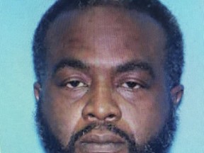 This photo provided by Detroit Police Department shows Germaine Moore.    Authorities in Alabama have identified the suspect and the victim in a child porn video being shared around the world. News outlets report that the victim has been located and is safe. Central Alabama CrimeStoppers announced warrants Monday, Feb. 5, 2018 against Germaine Moore of Millbrook, just outside Montgomery. Moore also is wanted in Detroit, where prosecutors allege that he sexually assaulted three girls.  (Detroit Police Department via AP)