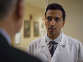 Ankit Maheshwari, an anesthesiologist at University Hospitals, speaks about acupuncture in Cleveland, Ohio on November 13, 2017. Long derided as pseudoscience, acupuncture is increasingly being used by doctors and officials seeking a new weapon in the nation's struggle with opioids. Maheshwari, who formerly treated pain patients at a Department of Veteran affairs, says acupuncture is gaining broader acceptance in the military and civilian practice.