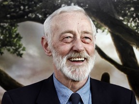 FILE - In this July 26, 2010 file photo, actor John Mahoney arrives at the premiere of "Flipped" in Los Angeles. Mahoney's longtime manager, Paul Martino, said Mahoney died Sunday, Feb. 4, 2018, in Chicago after a brief hospitalization. The cause of death was not immediately announced. He was 77.