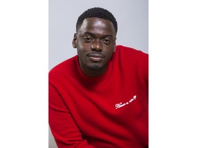 Daniel Kaluuya poses for a portrait at the "Black Panther" press junket at the Montage Beverly Hills on Tuesday, Jan. 30, 2018, in Beverly Hills, Calif.